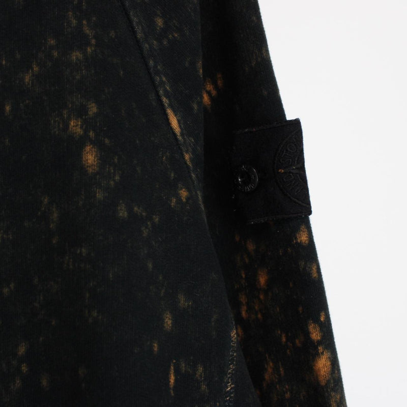 Stone Island AW 2021 Black and Brown OVD Cotton Hoodie Jumper