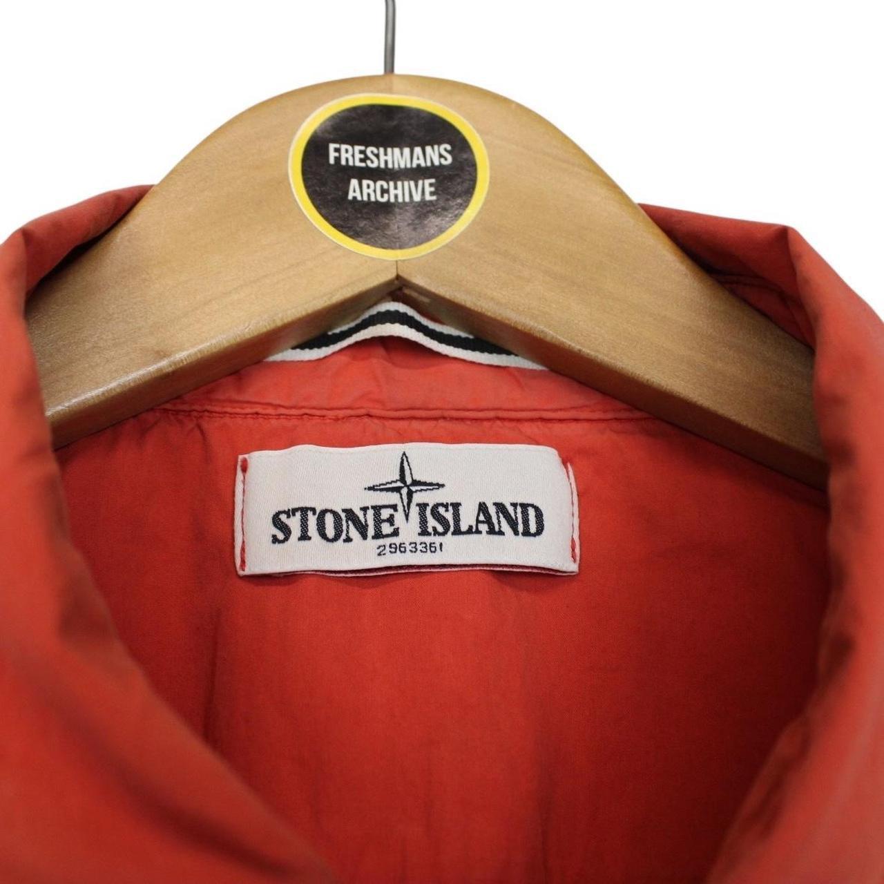 Stone Island SS 2012 Red Hydrophobic Cotton Overshirt Jacket