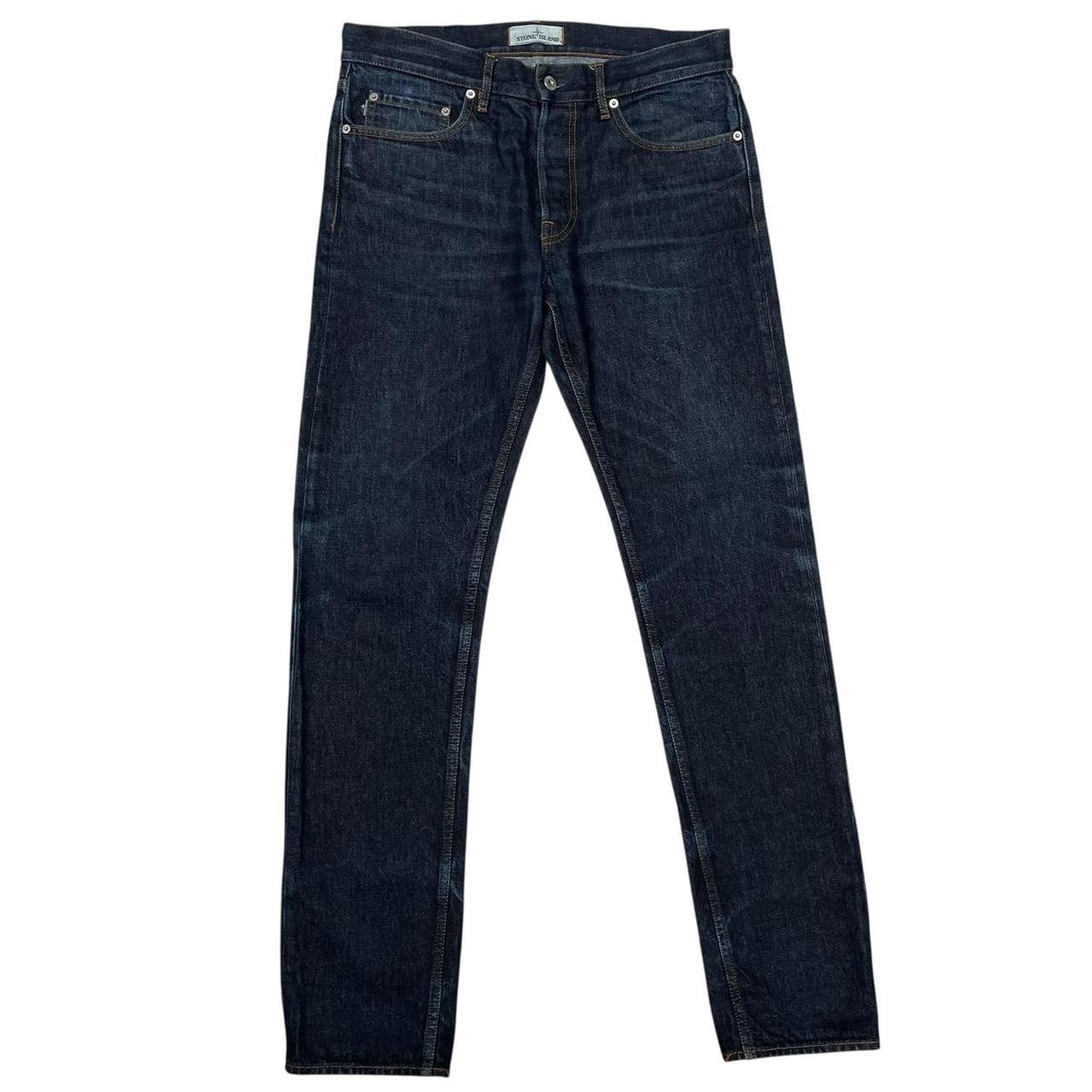 Stone Island AW 2018 Navy Blue Slim Fit Denim Jeans