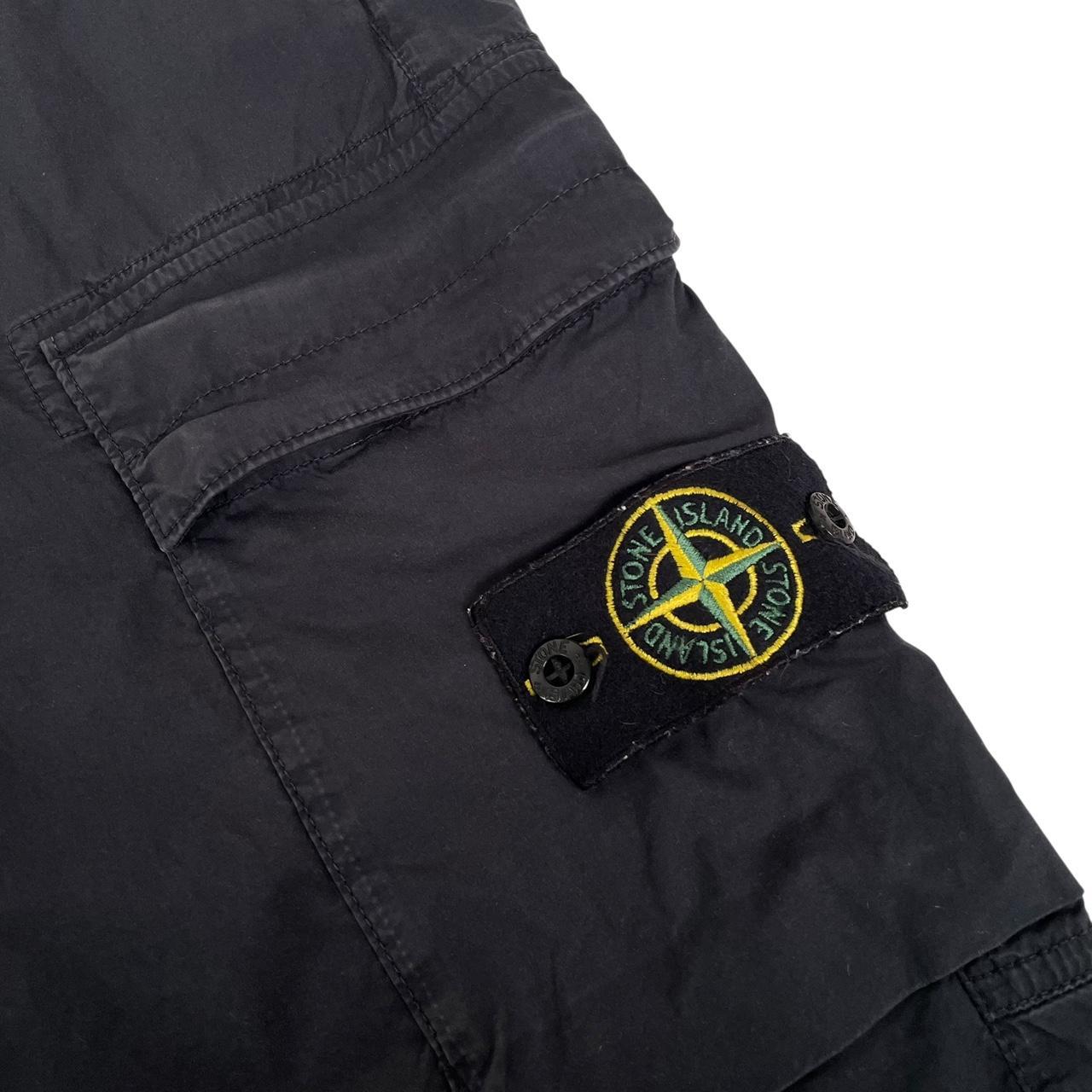 Stone Island Navy Blue RE-T Fit Cargo Trousers