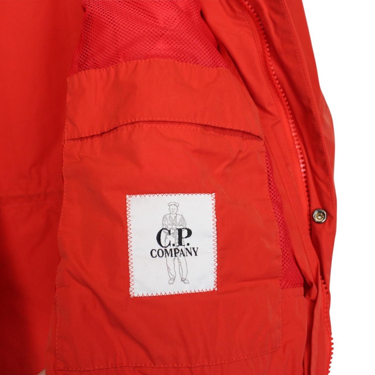 CP Company Red Metropolis Memri Full Zip Hooded Jacket
