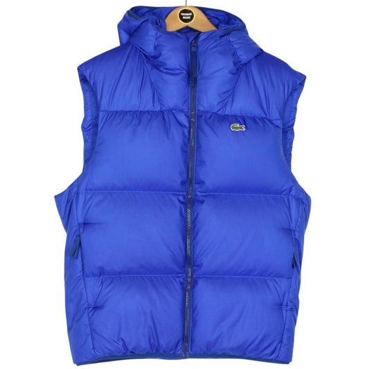 Lacoste Blue Full Zip Down Water Repellent Gilet / Bodywarmer