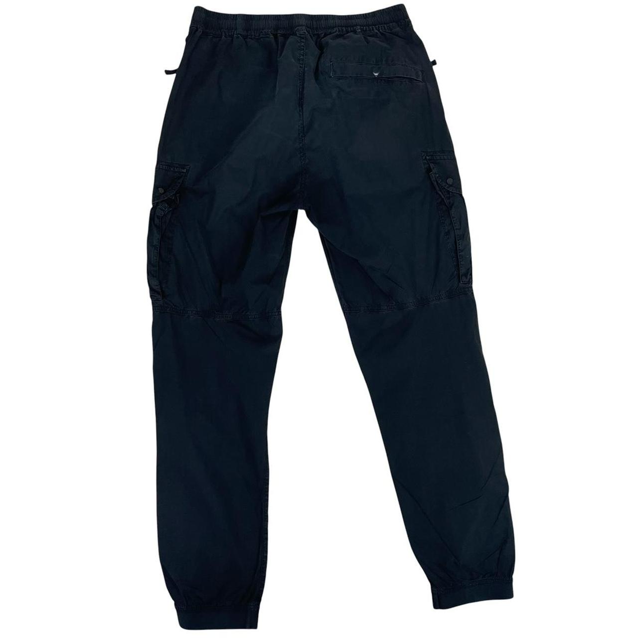 Stone Island SS 2021 Black RE-T Fit Cargo Trousers
