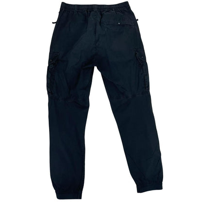 Stone Island SS 2021 Black RE-T Fit Cargo Trousers