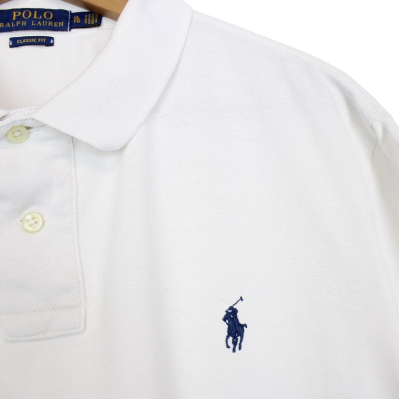 Polo Ralph Lauren White Short Sleeve Cotton Polo Shirt