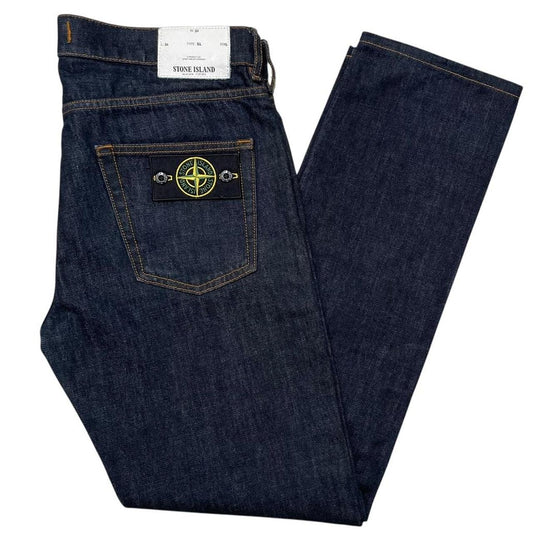 Stone Island AW 2015 Navy Blue Slim Fit Denim Jeans