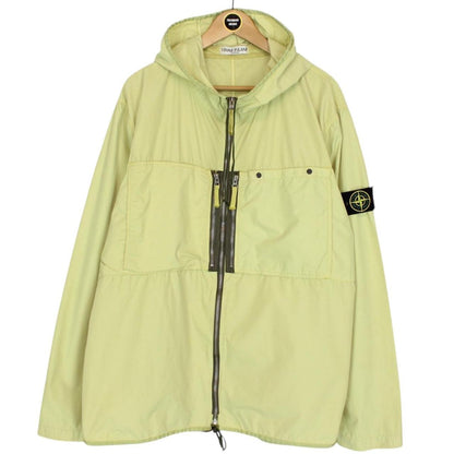 Stone Island SS 2010 Green Spalmultra Nylon/Cotton Hooded Jacket