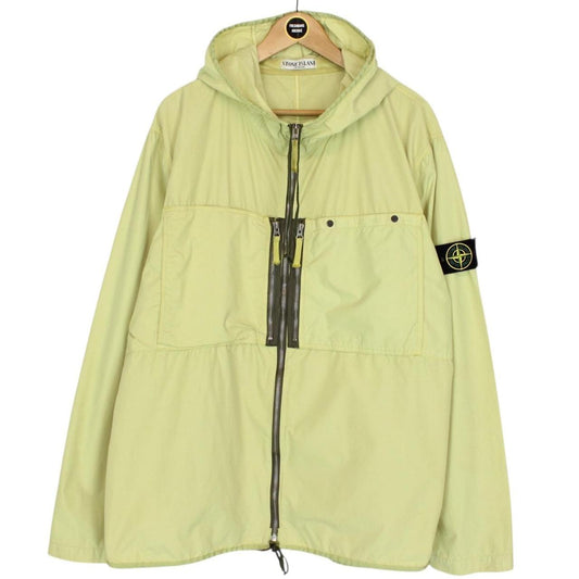 Stone Island SS 2010 Green Spalmultra Nylon/Cotton Hooded Jacket