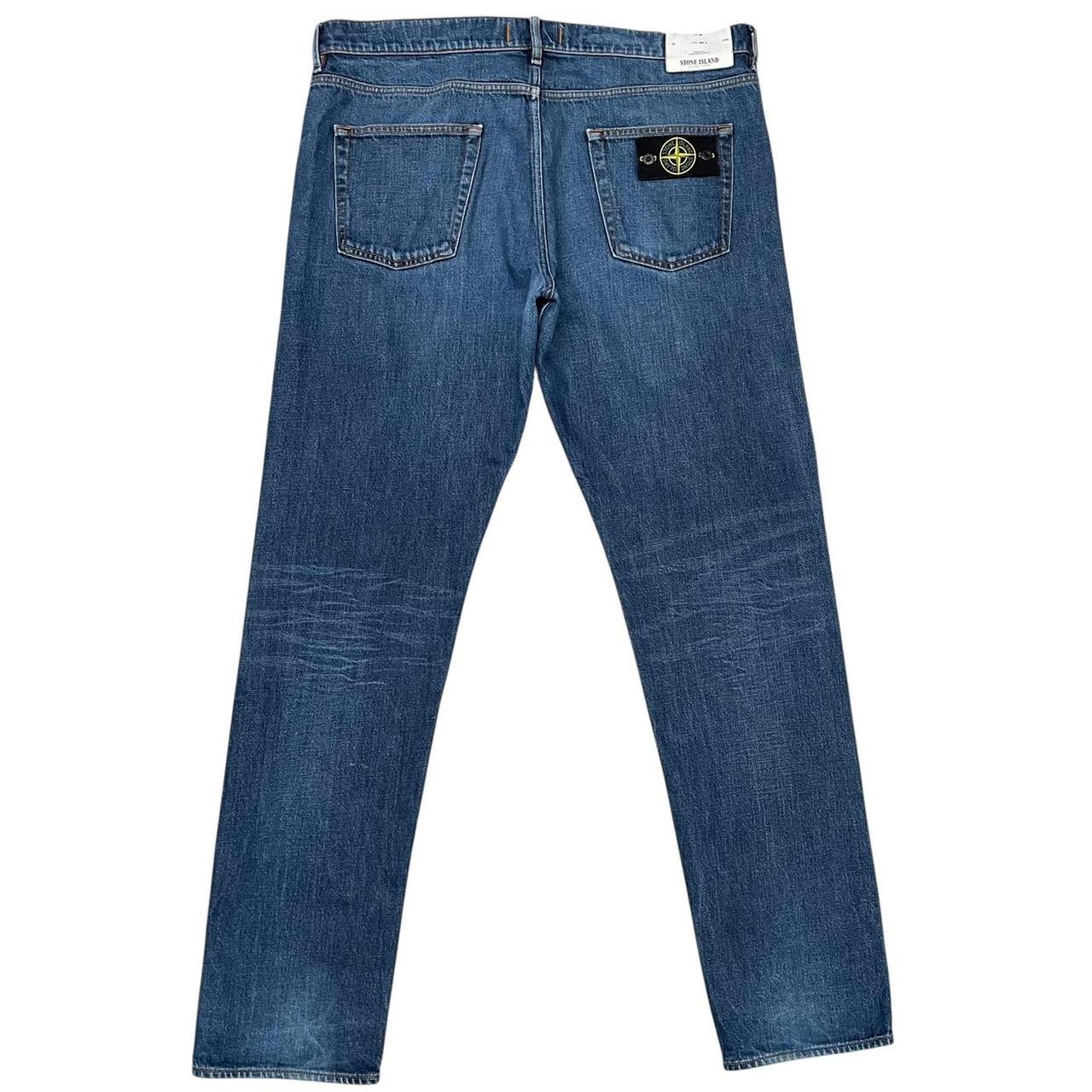 Stone Island AW 2017 Navy Blue RE-T Fit Denim Jeans