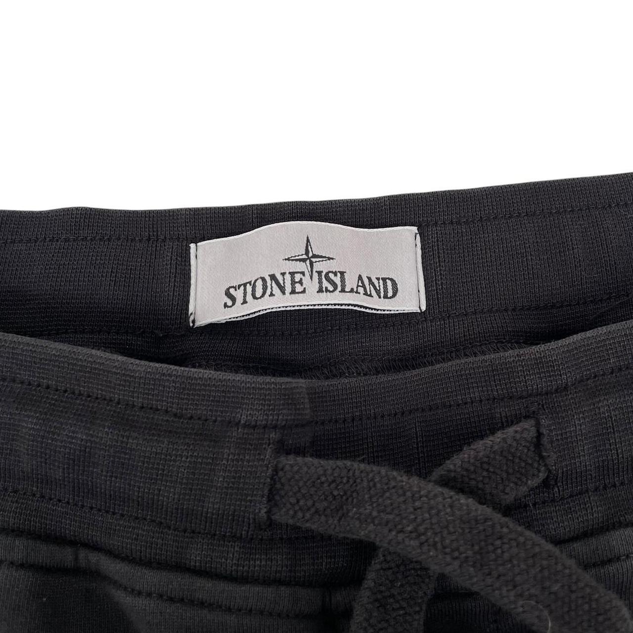 Stone Island Black Cotton Tracksuit Bottoms / Joggers