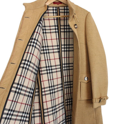 Vintage Burberry London Tan Brown Wool Blend Coat