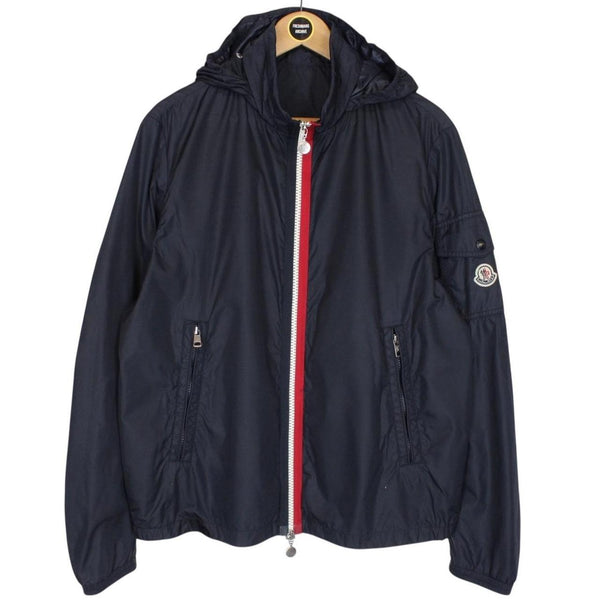 Moncler Keralle Navy Blue Nylon Full Zip Windbreaker Jacket