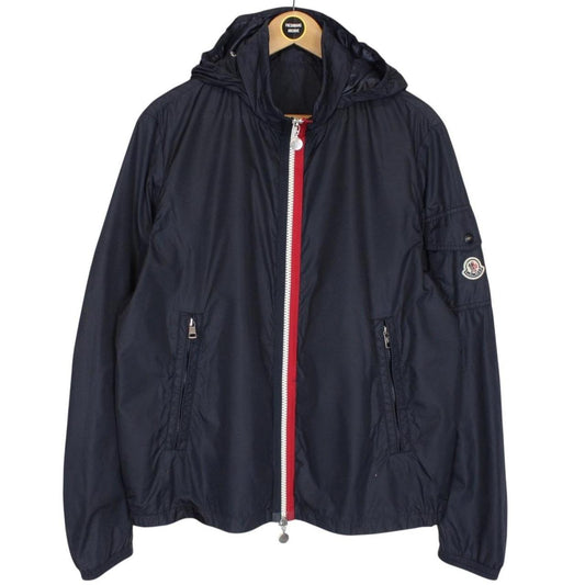 Moncler Keralle Navy Blue Nylon Full Zip Windbreaker Jacket