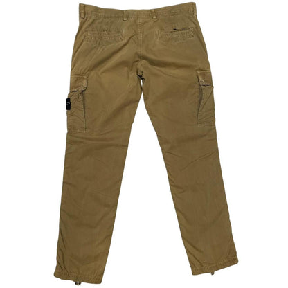 Stone Island SS 2014 Khaki Green Slim Fit Cargo Trousers