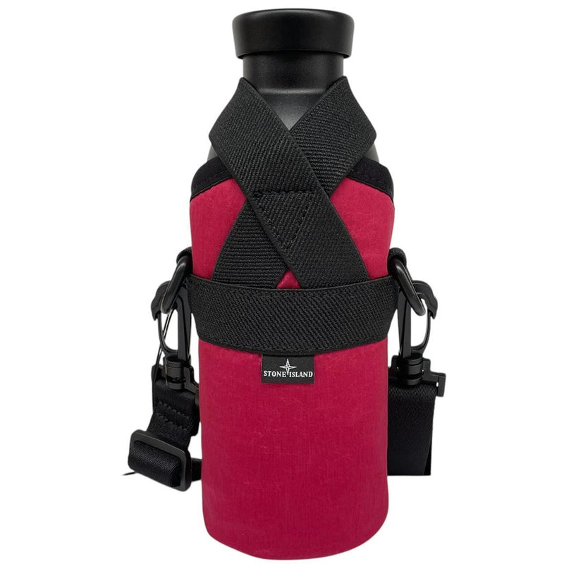 Stone Island x 24 Nylon Metal Pink and Black Stainless Steel Flask Water Bottle