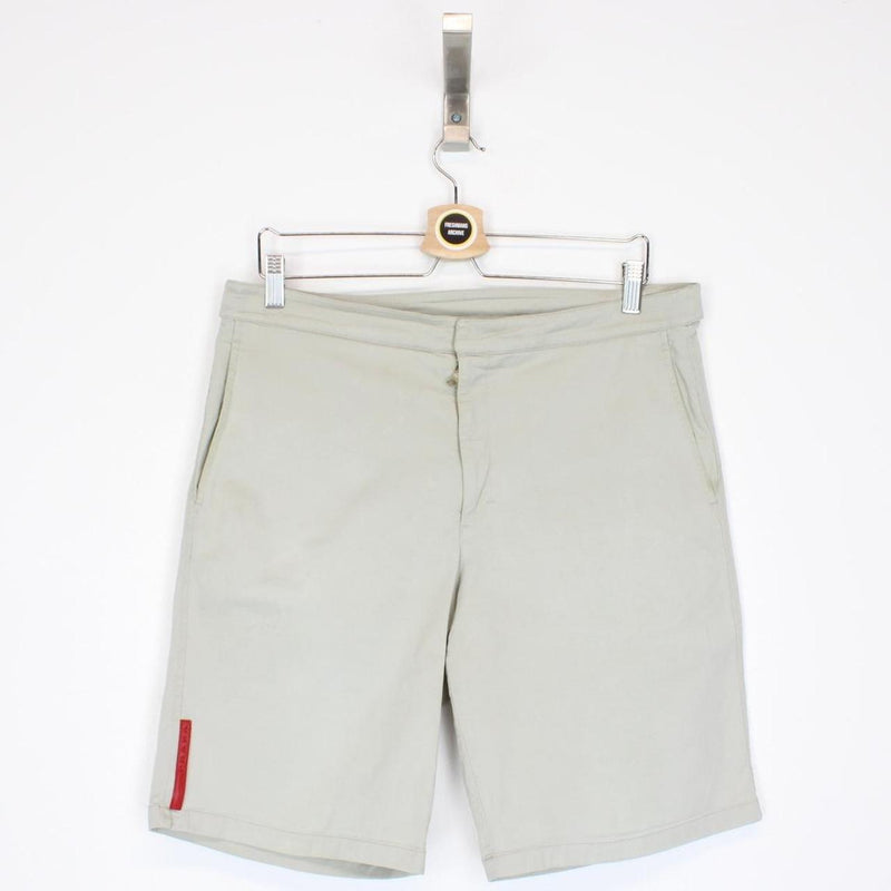 Vintage Prada Sport Beige Cotton Shorts