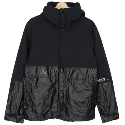 CP Company Black Goretex Infinium Full Zip Goggle Hooded Jacket