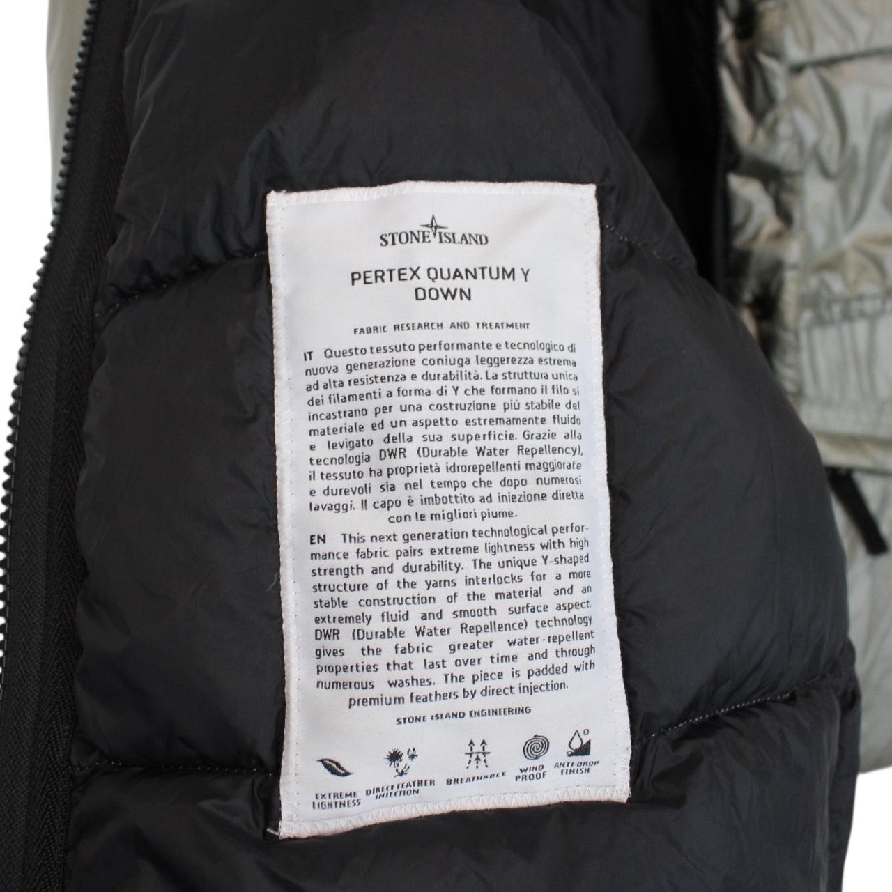 Stone Island AW 2018 Green Full Zip Pertex Quantum Y Down Jacket