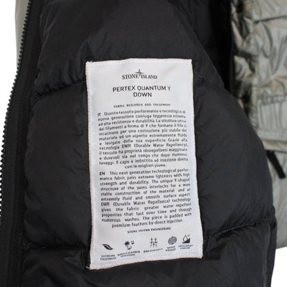 Stone Island AW 2018 Green Full Zip Pertex Quantum Y Down Jacket