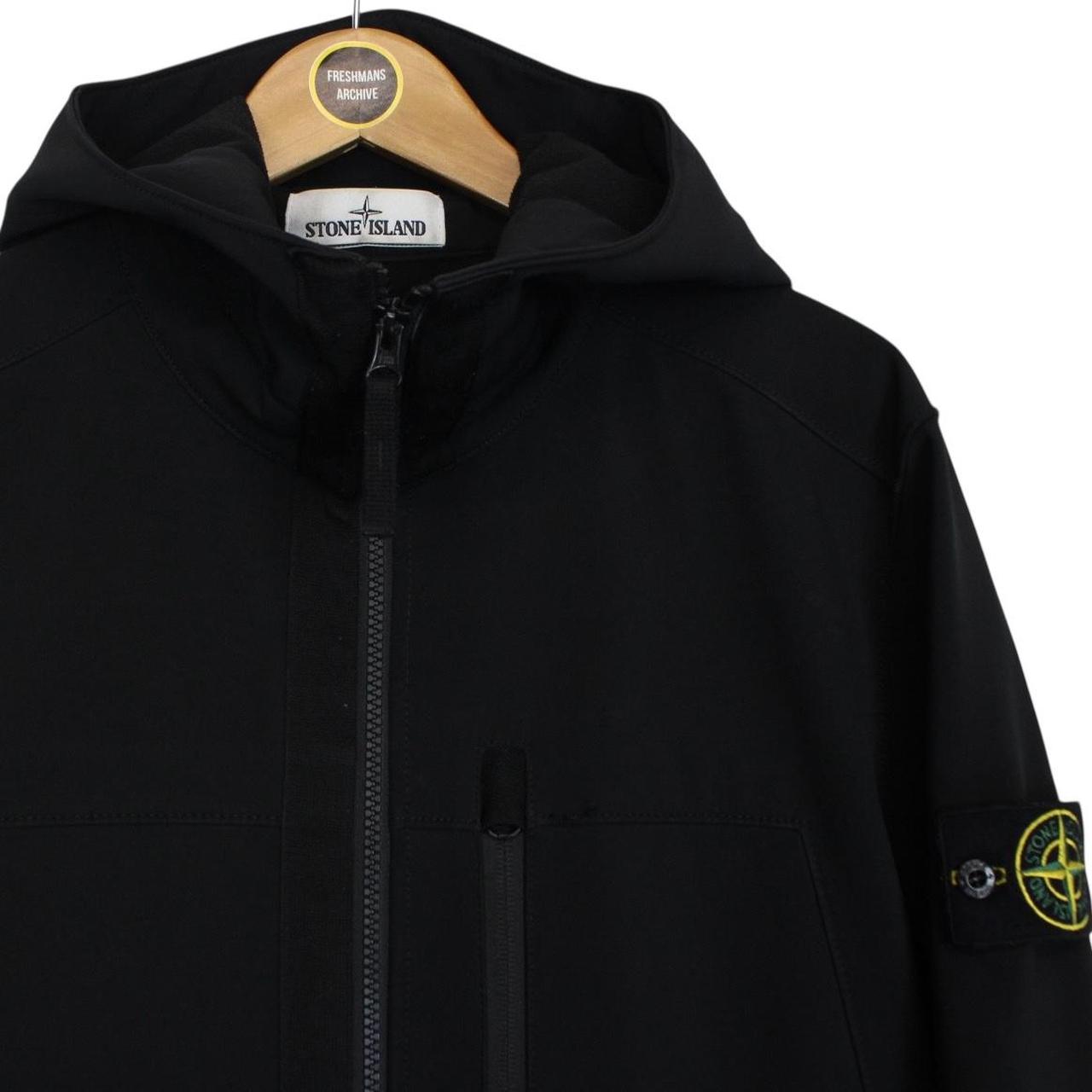 Stone Island AW 2018 Black Soft Shell-R Full Zip Jacket