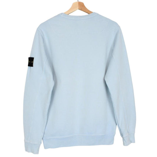 Stone Island AW 2023 Blue Cotton Sweatshirt Jumper
