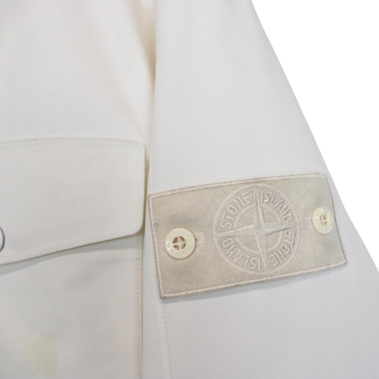 Stone Island Ghost AW 2017 White Tank Shield Waterproof Down Lined Jacket