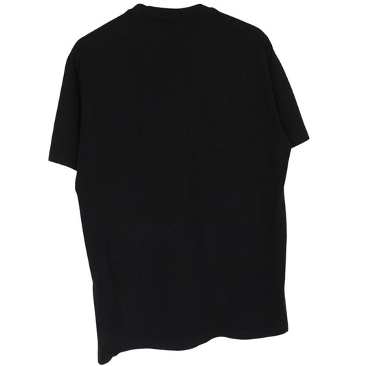 Givenchy black pocket t-shirt featuring multicoloured Rottweiler print and cotton material.