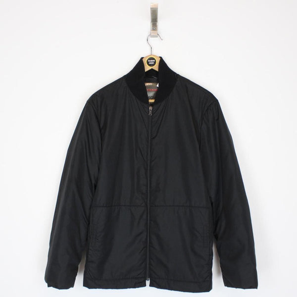 Vintage Prada Sport Black Nylon Quilted Full Zip Jacket