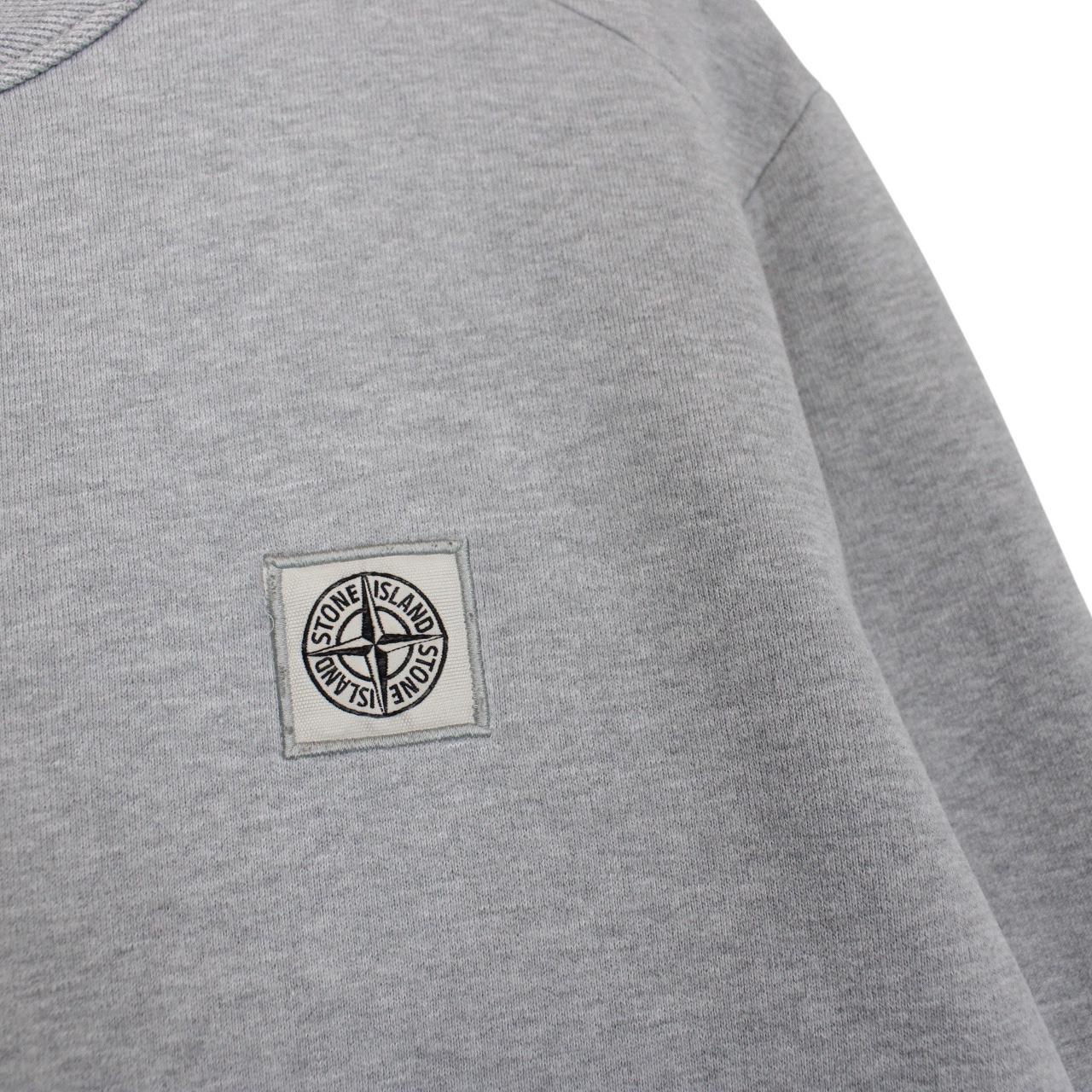 Stone Island AW 2012 Grey Cotton Compass Sweatshirt Jumper