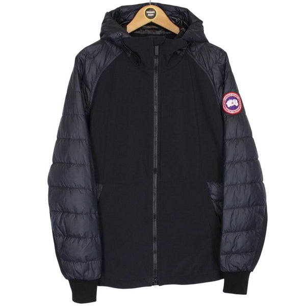 Canada Goose Black Hybridge Weyburn Down Hoodie Jacket