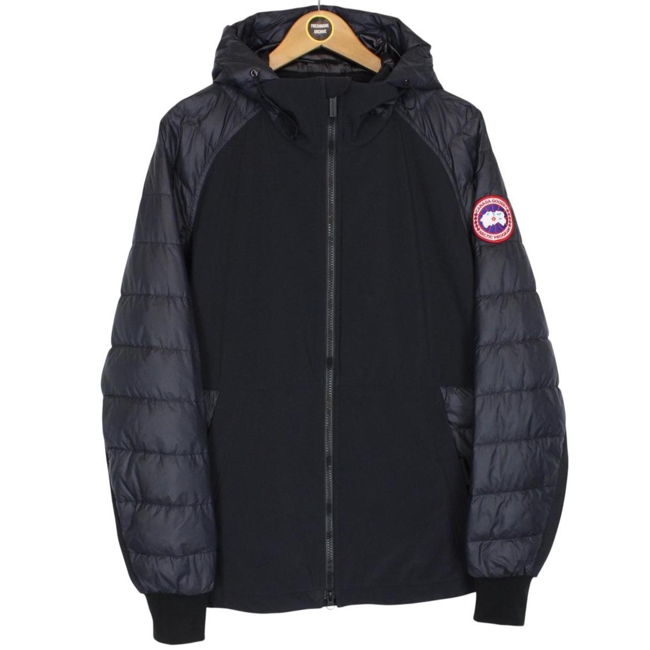 Canada Goose Black Hybridge Weyburn Down Hoodie Jacket
