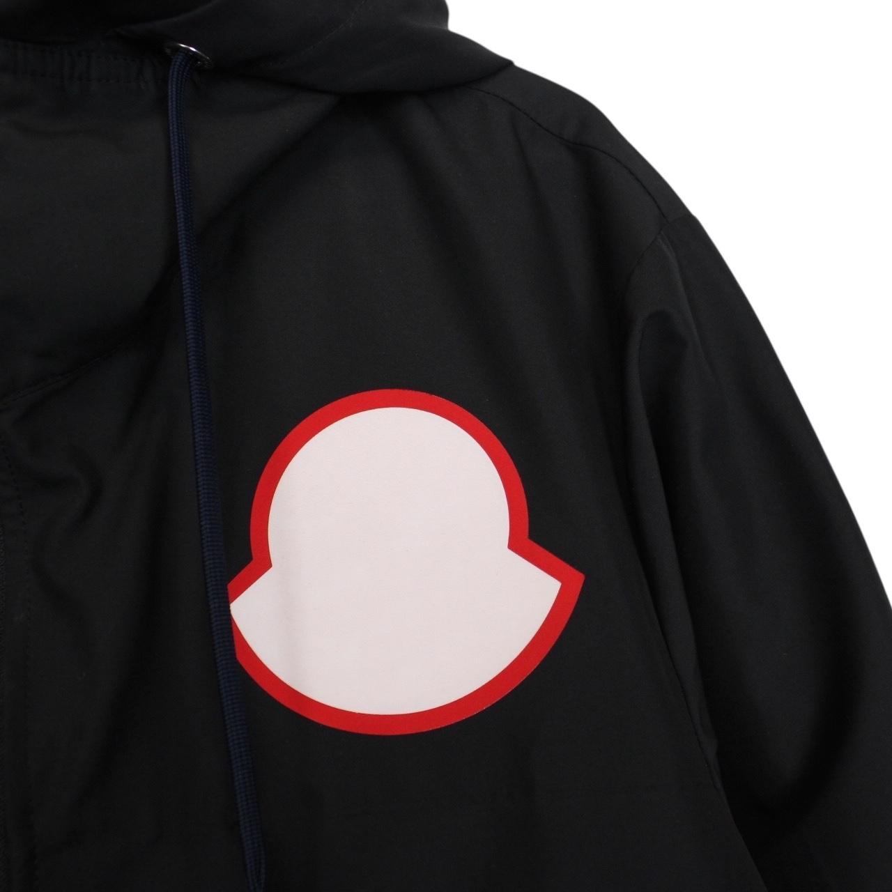 Moncler Montreal Black, White and Red Full Zip Hooded Jacket