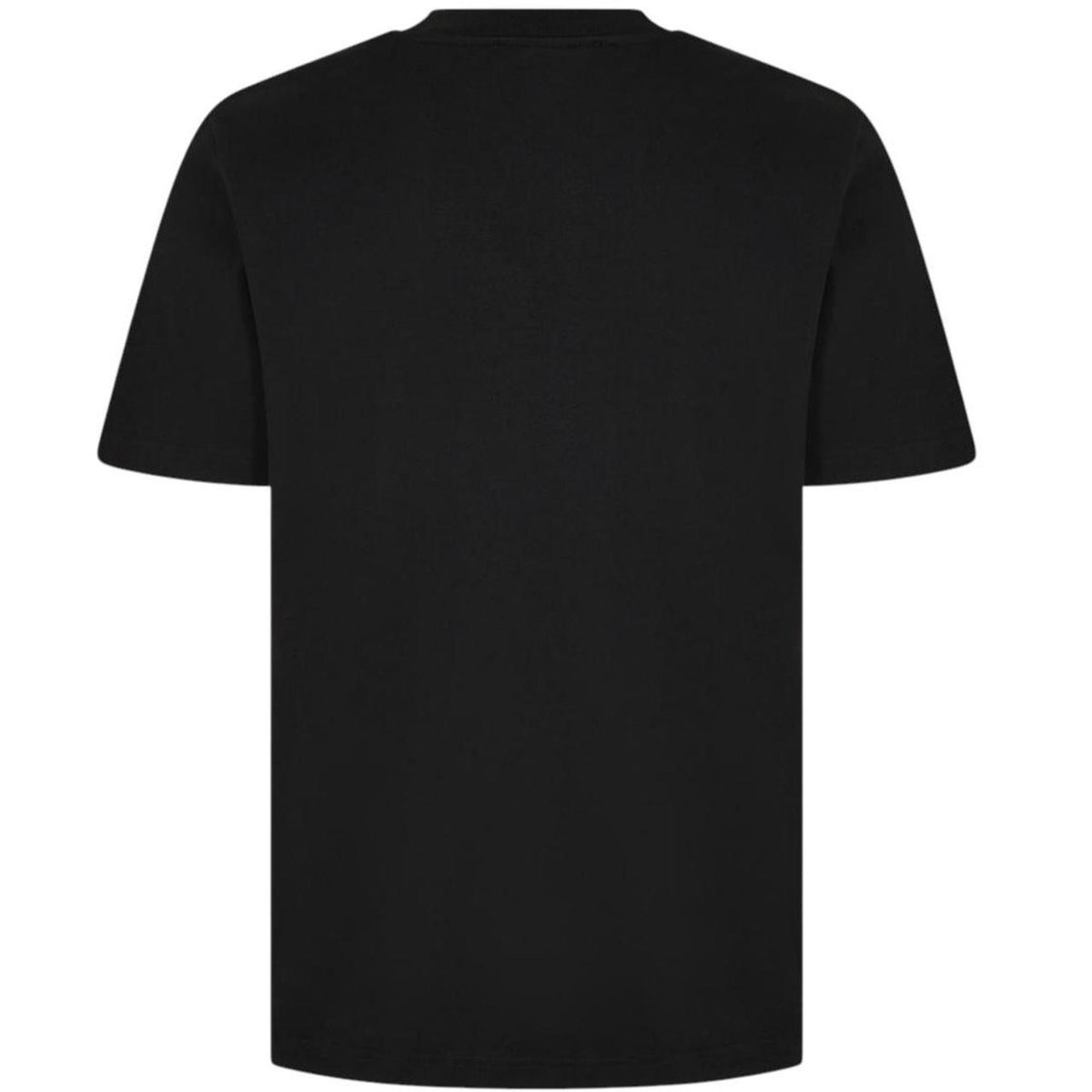 Casablanca black t-shirt featuring classic diamond logo, made of cotton.