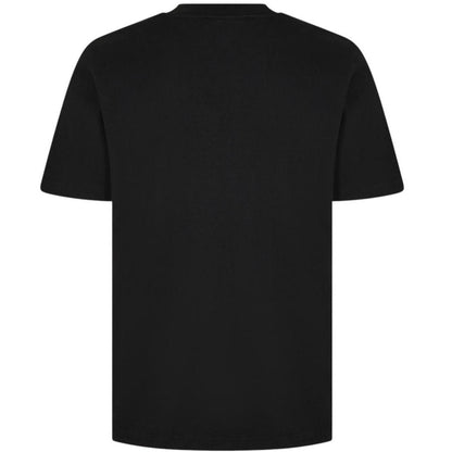 Casablanca black t-shirt featuring classic diamond logo, made of cotton.