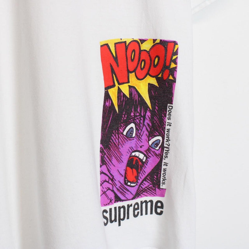 Supreme 2021 Does It Work White Short Sleeve T-Shirt