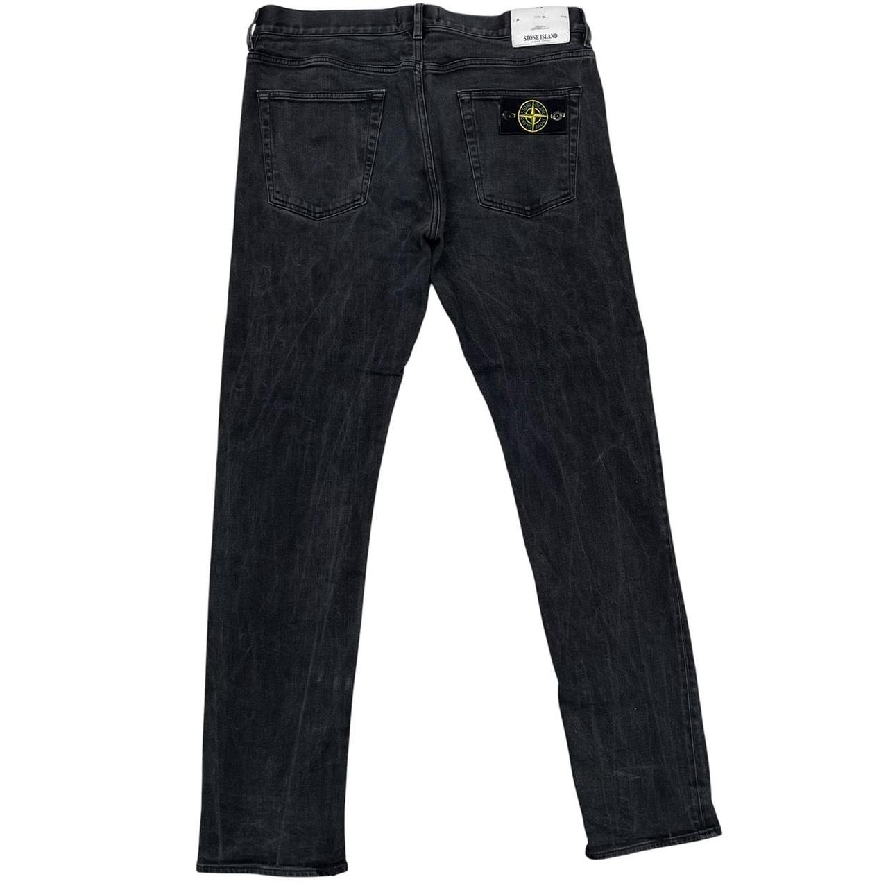 Stone Island Black Slim Fit Denim Jeans