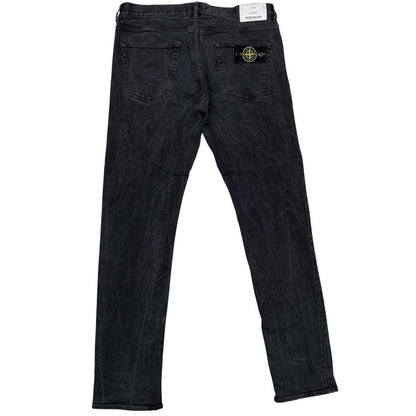 Stone Island Black Slim Fit Denim Jeans