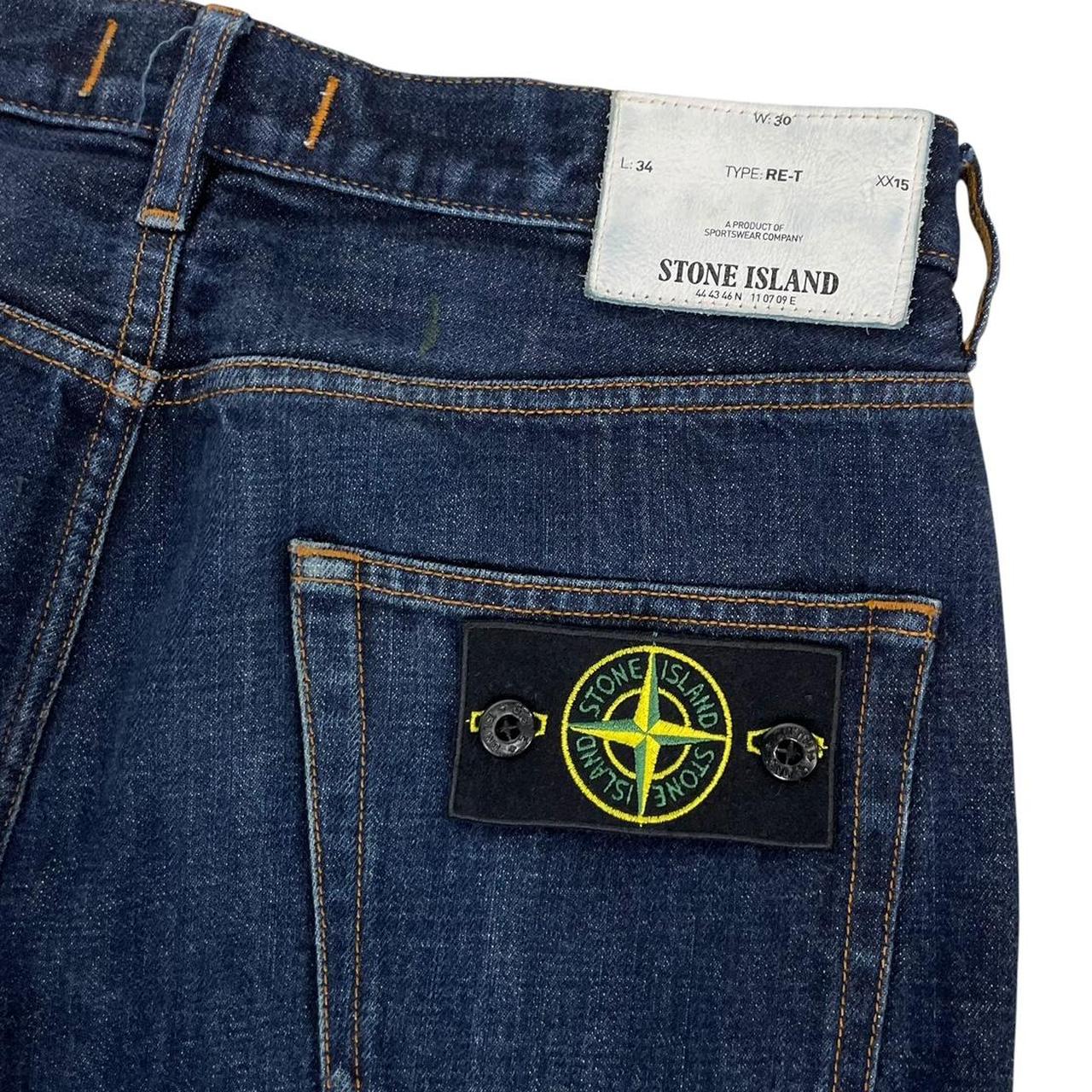 Stone Island AW 2012 Navy Blue RE-T Fit Denim Jeans