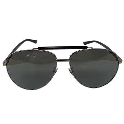 Gucci Black GG0014S-003 Ruthenium Aviator Sunglasses