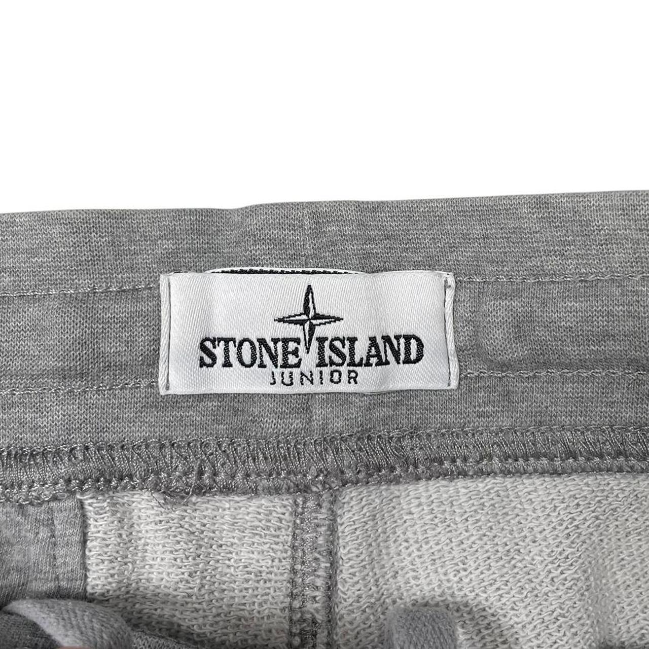 Stone Island Grey Cotton Jogger Shorts