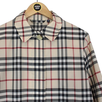 Burberry London Beige Nova Check Trench Coat