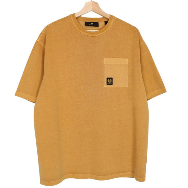 Belstaff Clifton Golden Oak Short Sleeve Cotton T-Shirt