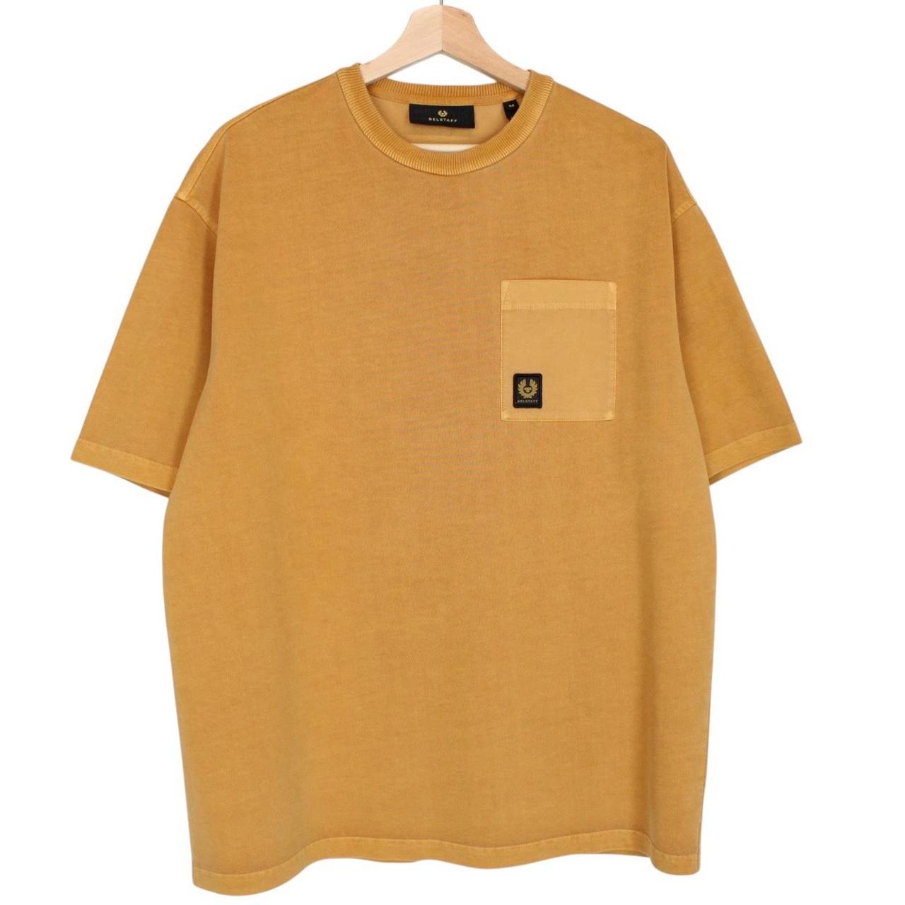 Belstaff Clifton Golden Oak Short Sleeve Cotton T-Shirt