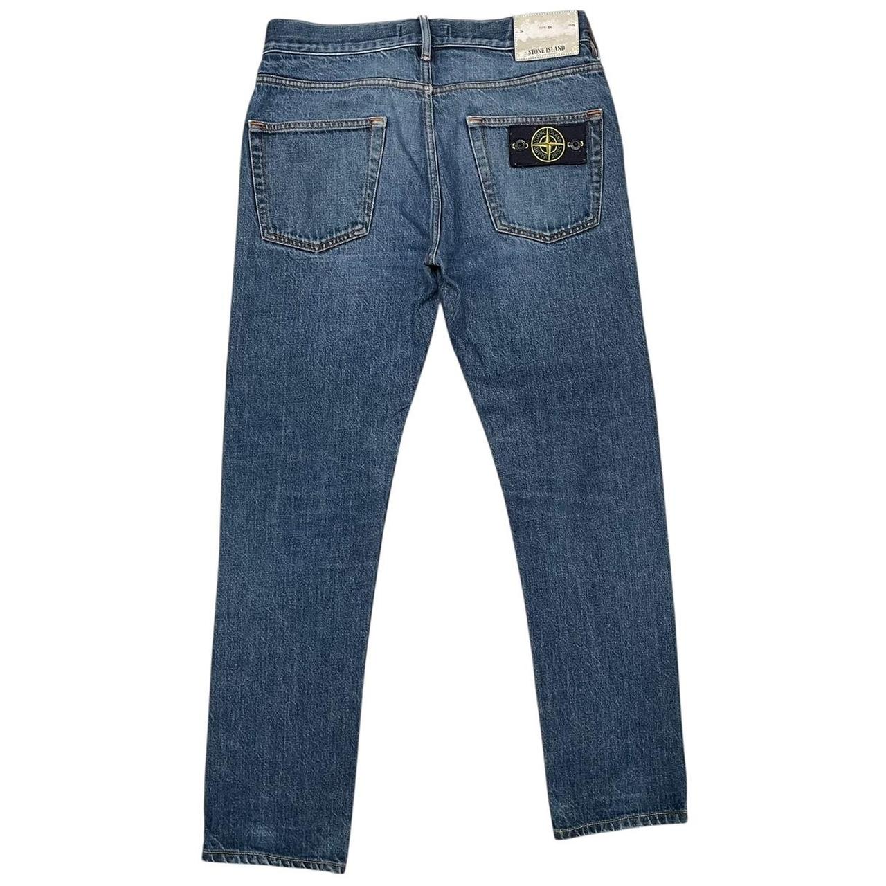 Stone Island SS 2017 Navy Blue Slim Fit Denim Jeans