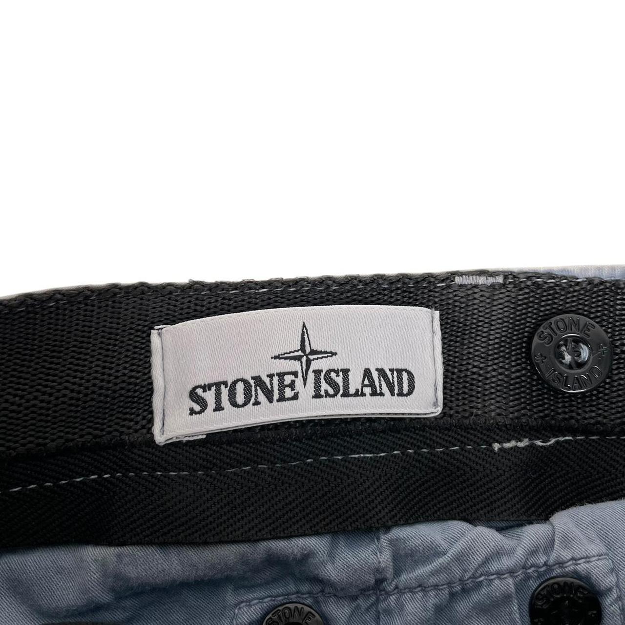 Stone Island SS 2014 Blue Bermuda Cotton Cargo Shorts