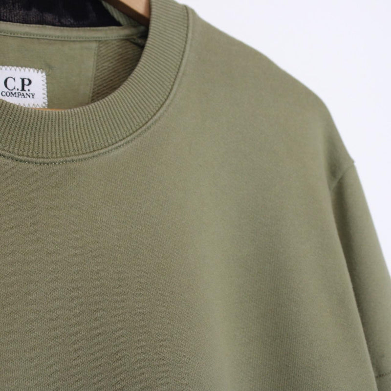 CP Company Green Goggle Sweatshirt Jumper