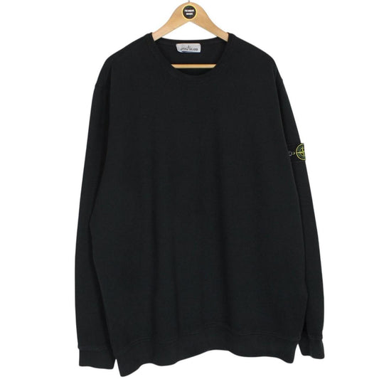 Stone Island AW 2023 Black Cotton Sweatshirt Jumper