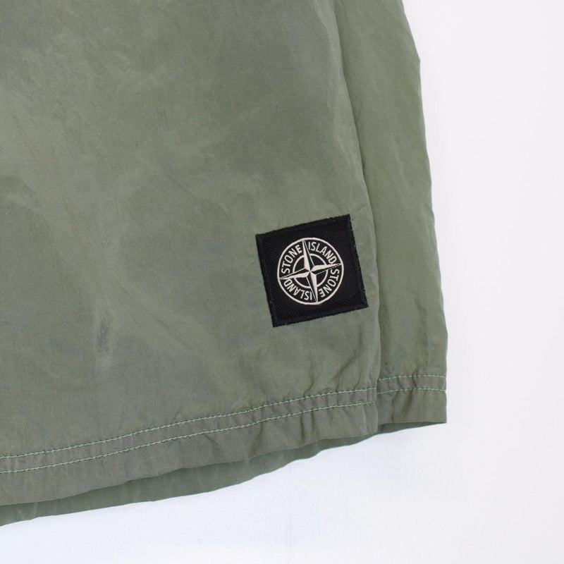 Stone Island SS 2019 Green Nylon Metal Swim Shorts