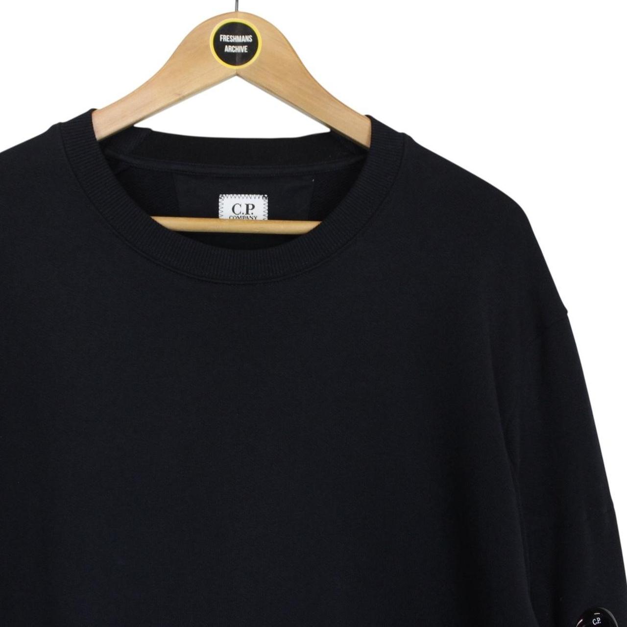 CP Company Navy Blue Goggle Lens Sweatshirt Jumper