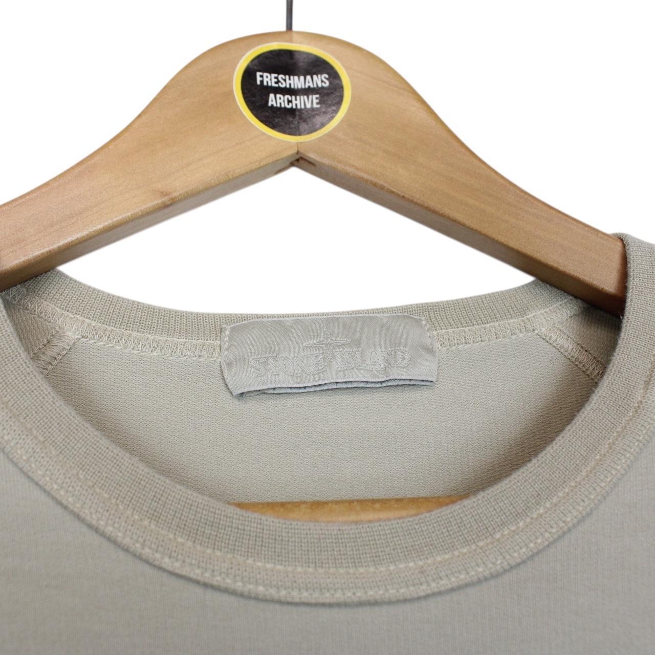 Stone Island Ghost SS 2021 Beige Stretch Cotton Sweatshirt Jumper